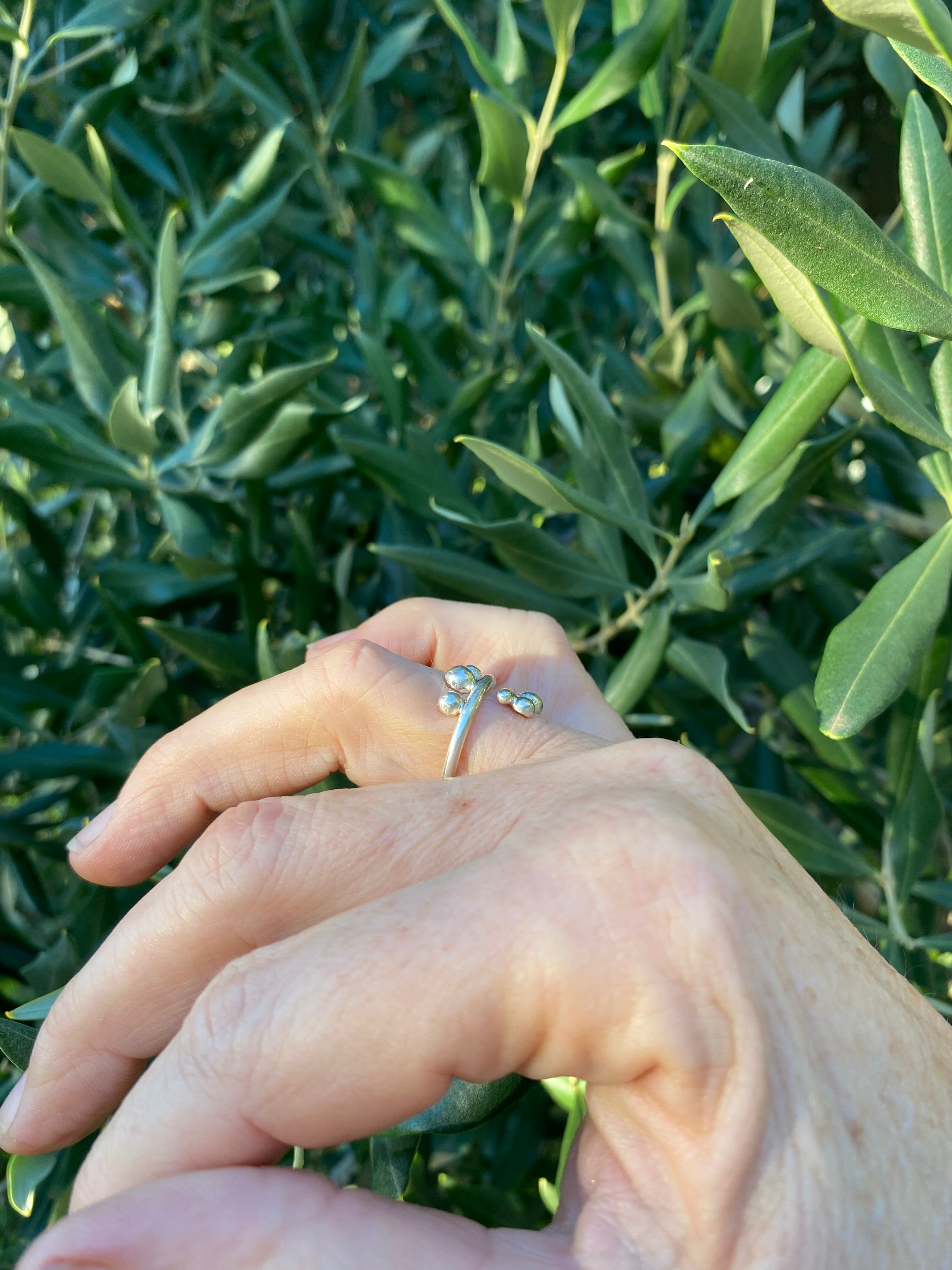 Sterling Silver Fern Frond Ring