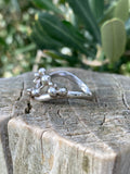 Waves, Pebbles & Tendrils Sterling Silver Ring