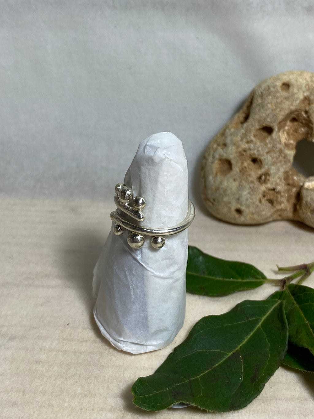 Sterling Silver Fern Frond Ring