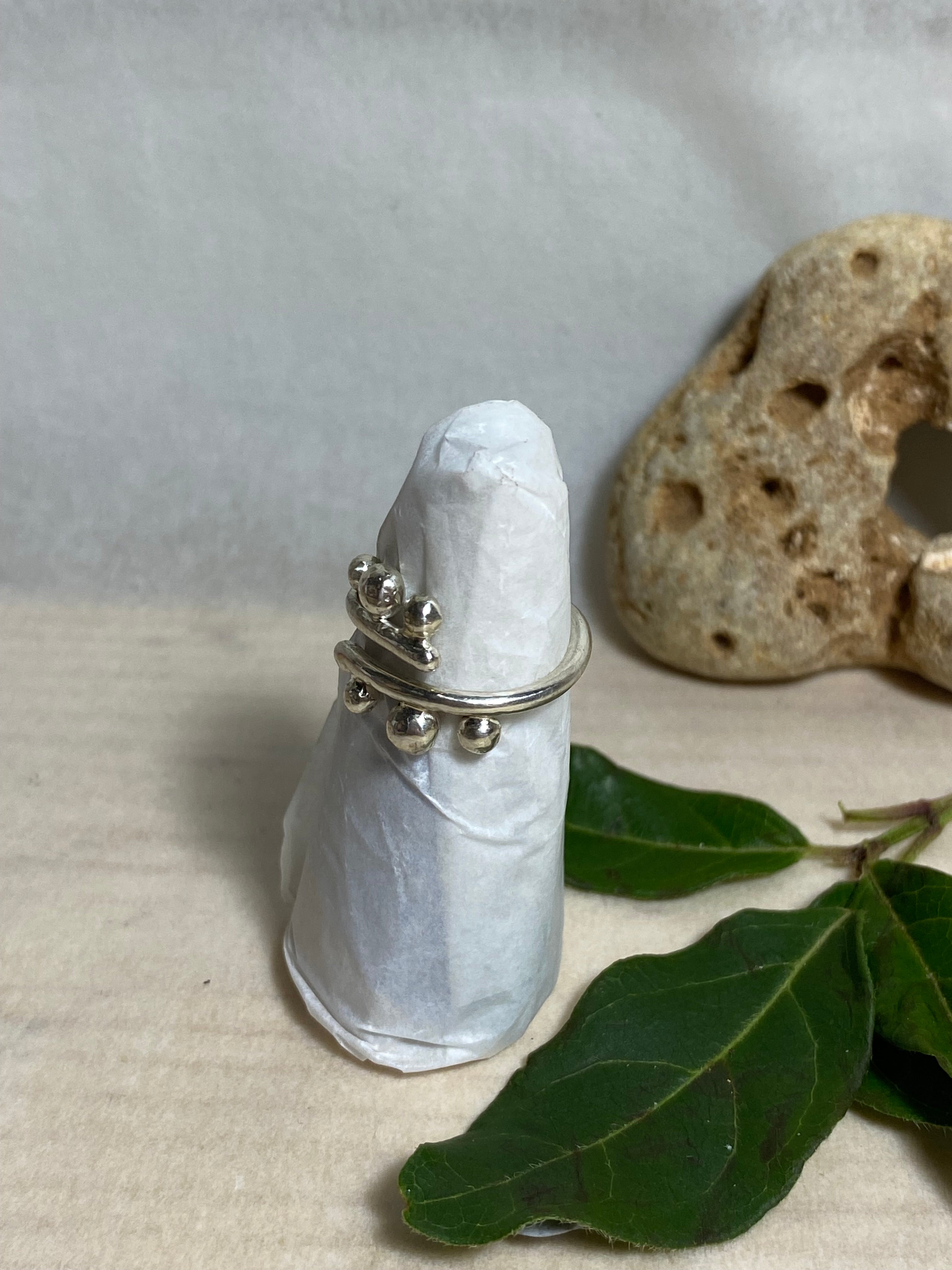 Sterling Silver Fern Frond Ring