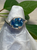 Blue Topaz and sterling silver ring