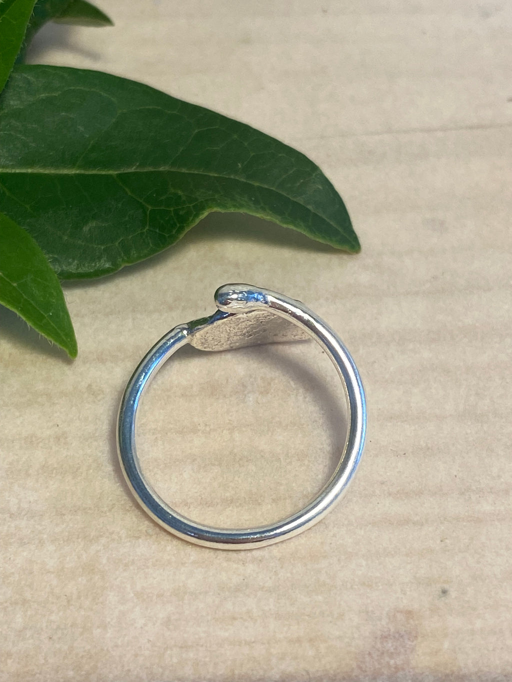 Adjustable Impressions Sterling Silver Ring