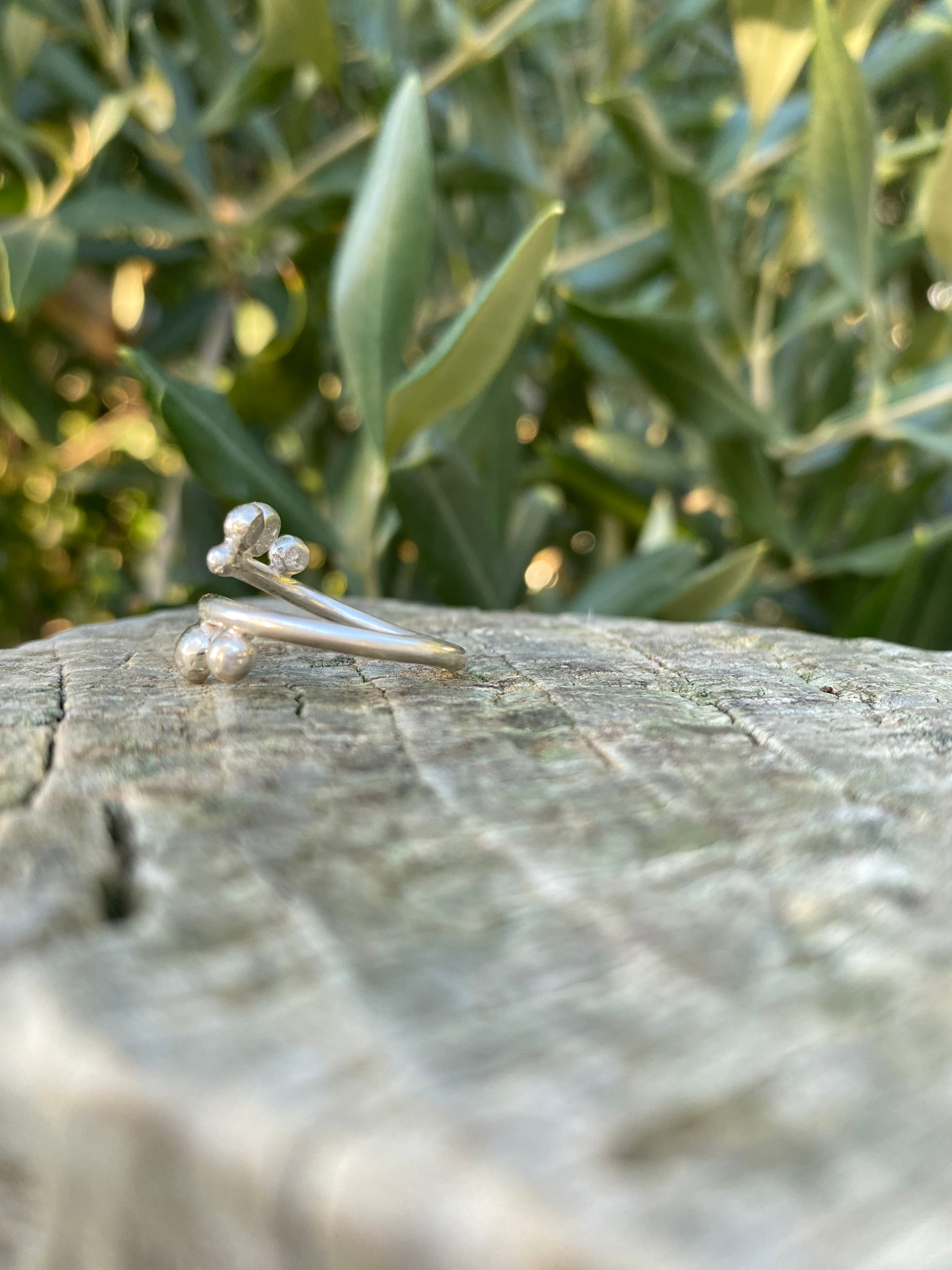 Sterling Silver Fern Frond Ring