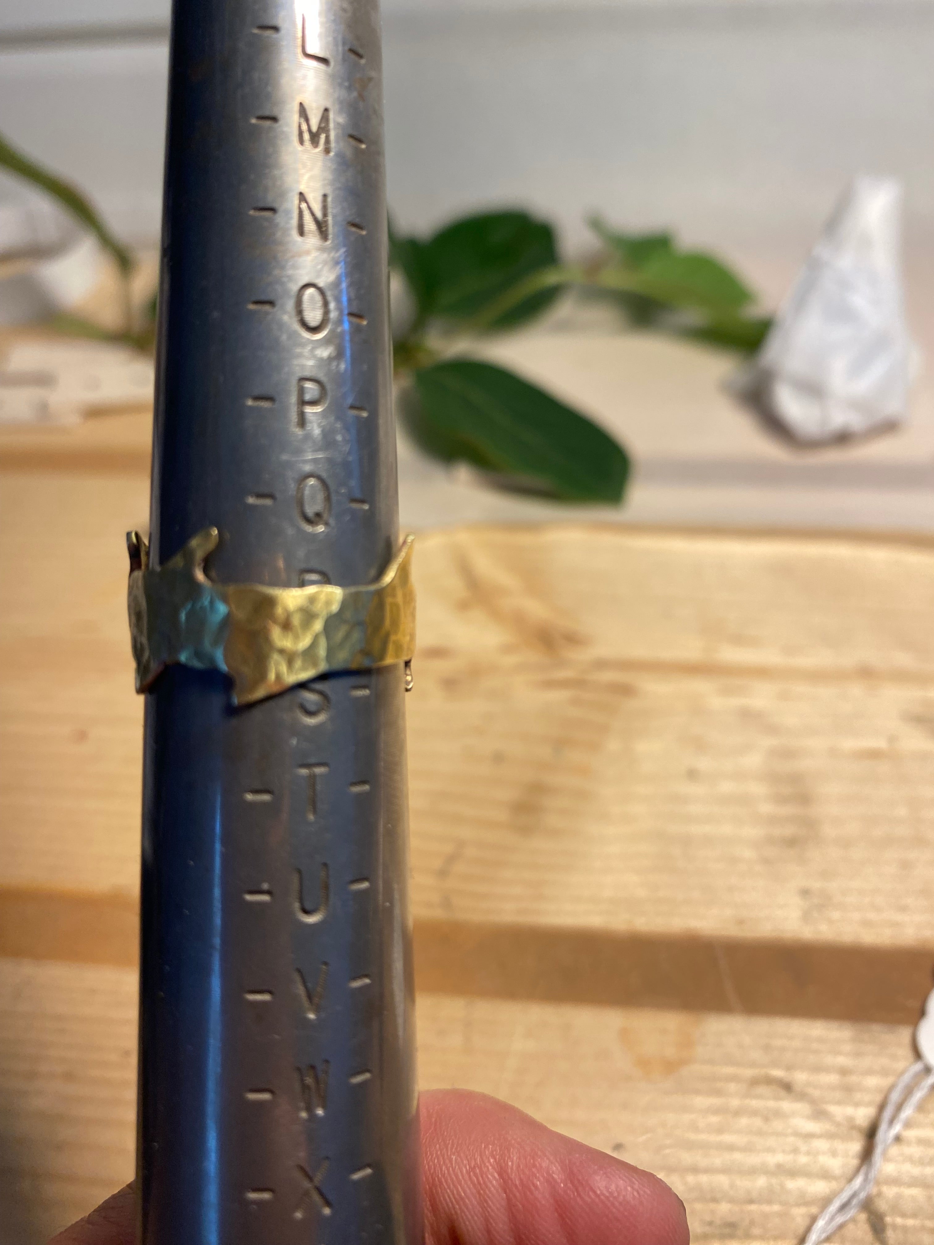 Brass Crown of Thorns ring