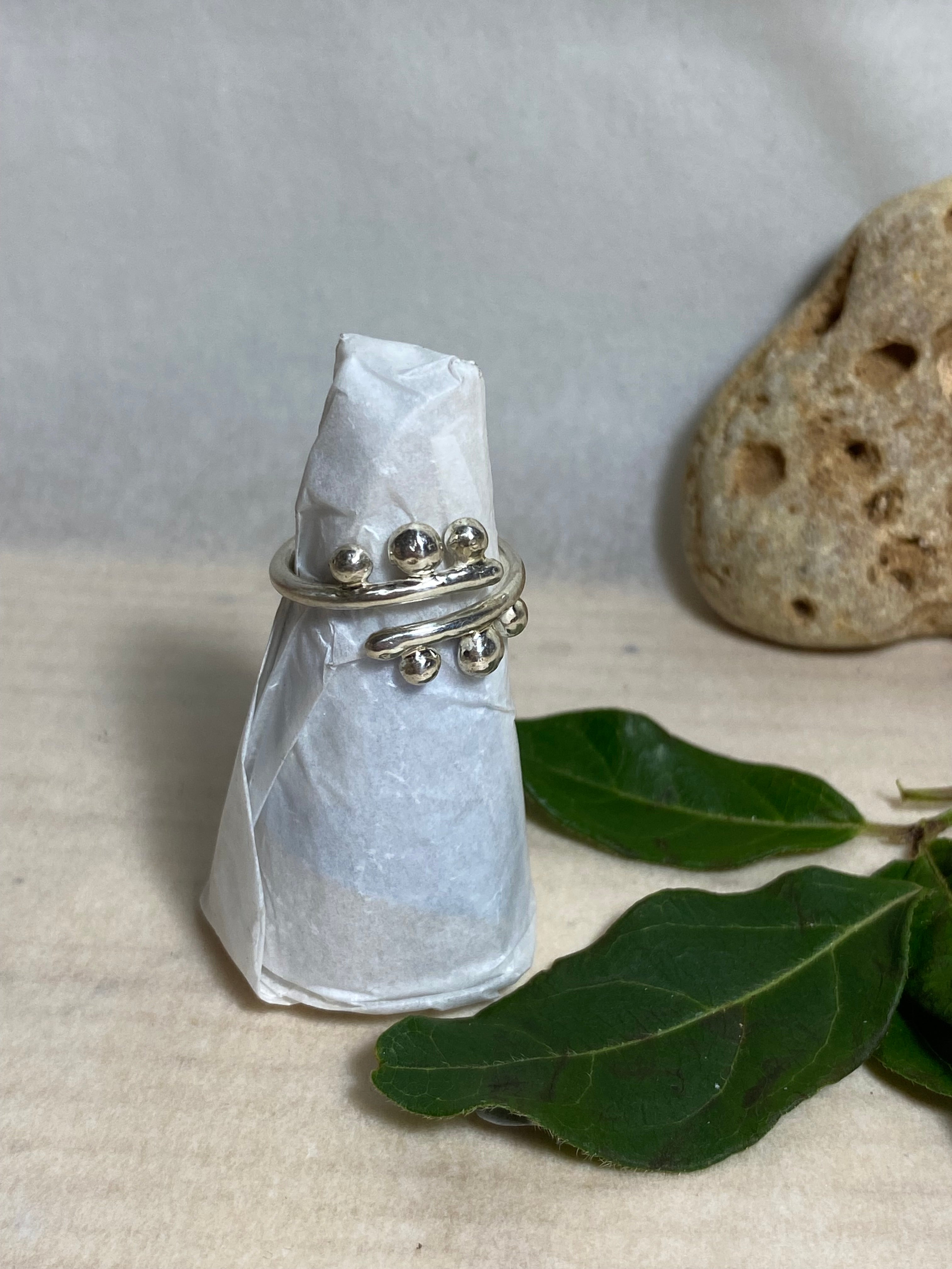 Sterling Silver Fern Frond Ring