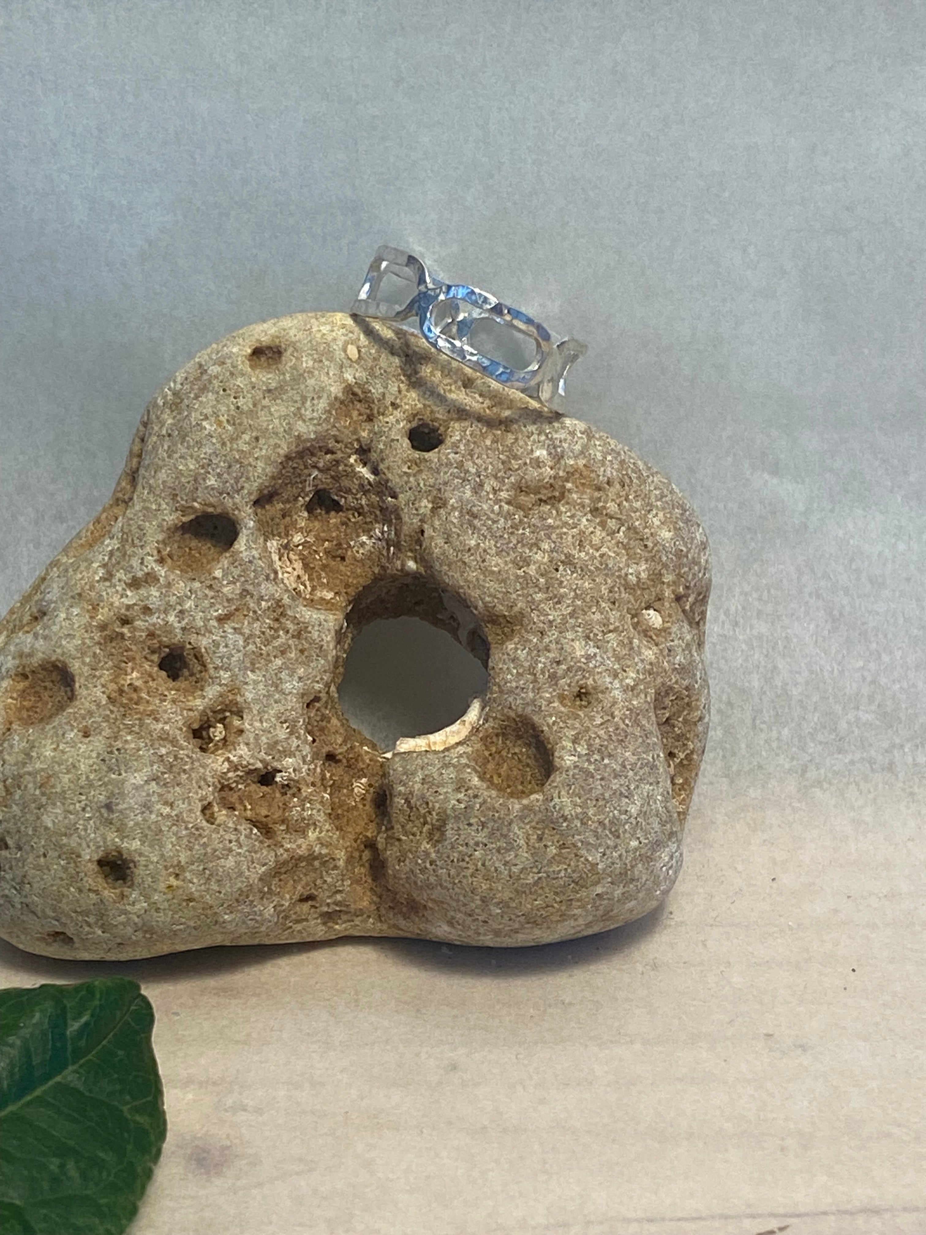 Hammered Silver Links Ring