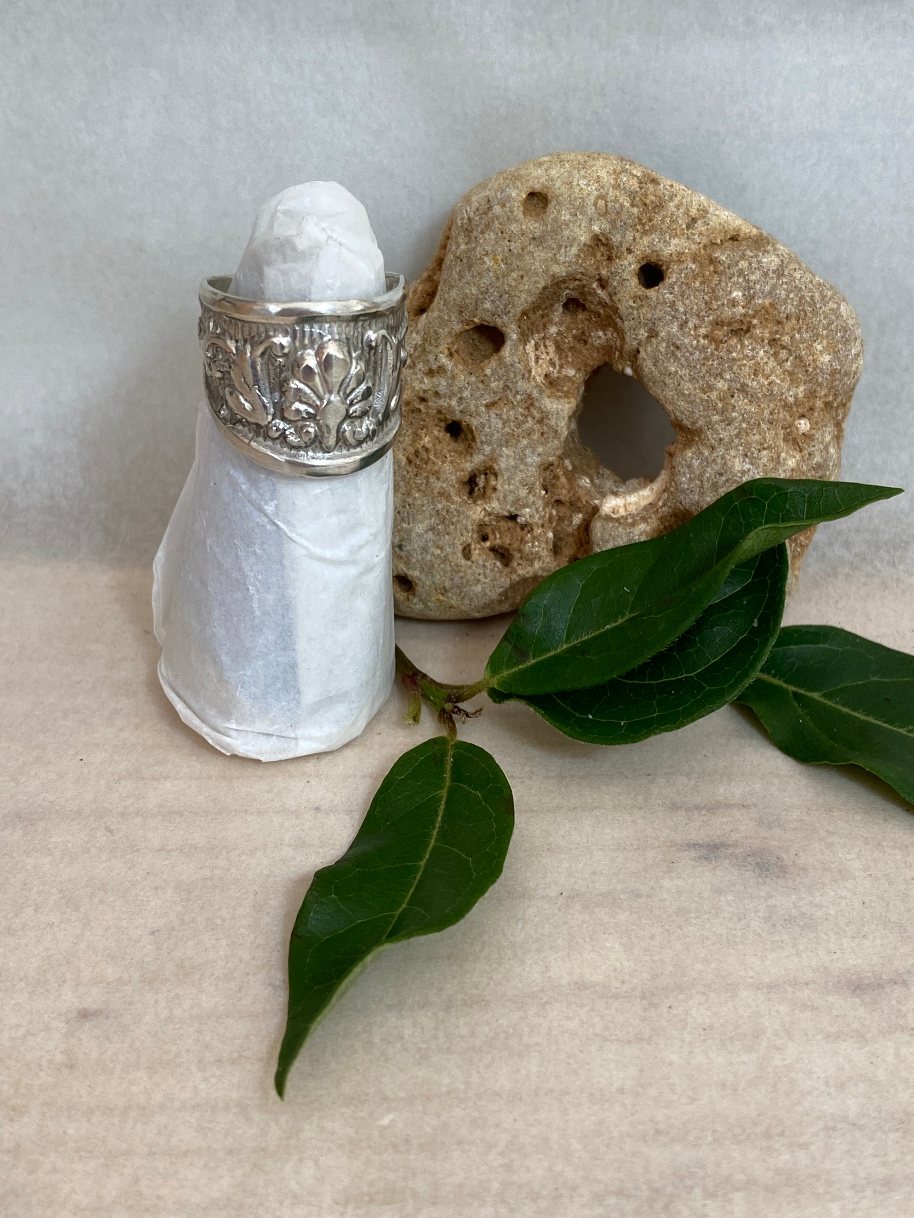 Reclaimed Pattern Sterling Silver Ring