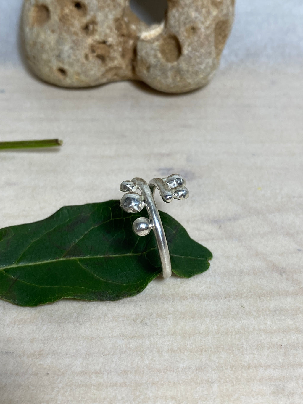 Sterling Silver Fern Frond Ring