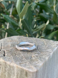 Cuttlefish Cast Adjustable Sterling Silver Ring