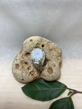 Moonstone Ring — Sculpted Sterling Silver
