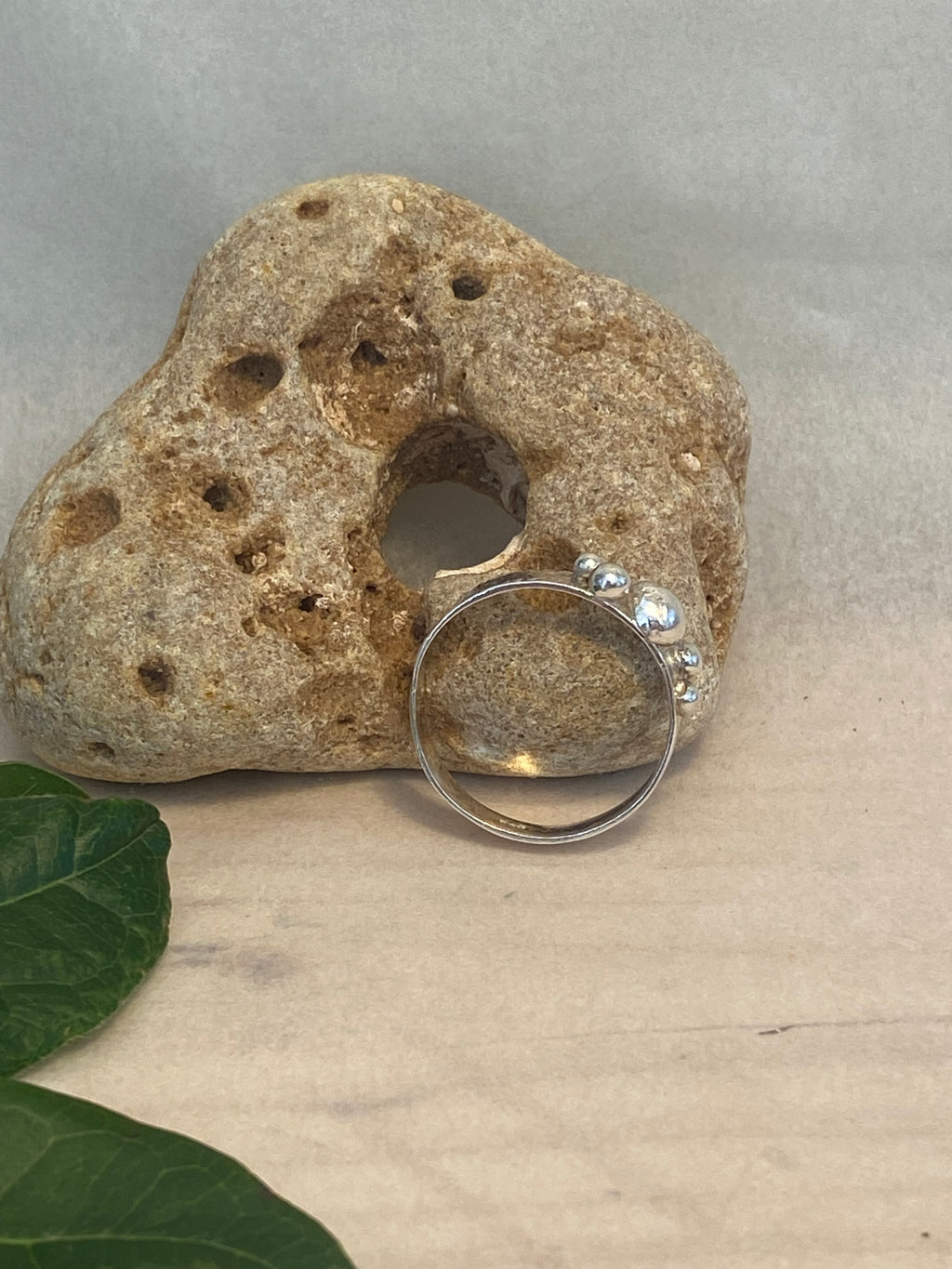 Reticulated Silver Ring with Granulation Detail
