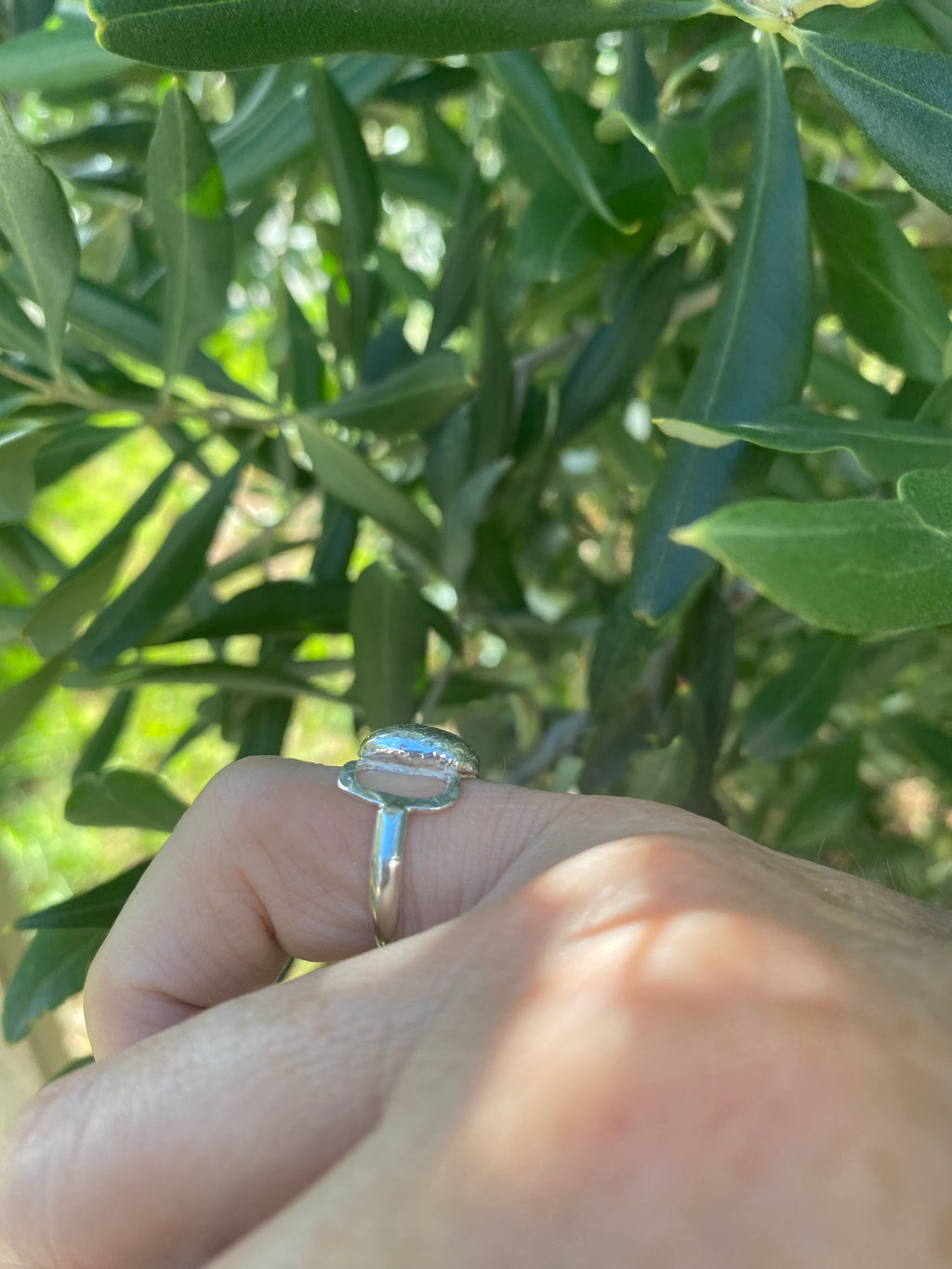 Sterling Silver Butterfly Link Ring
