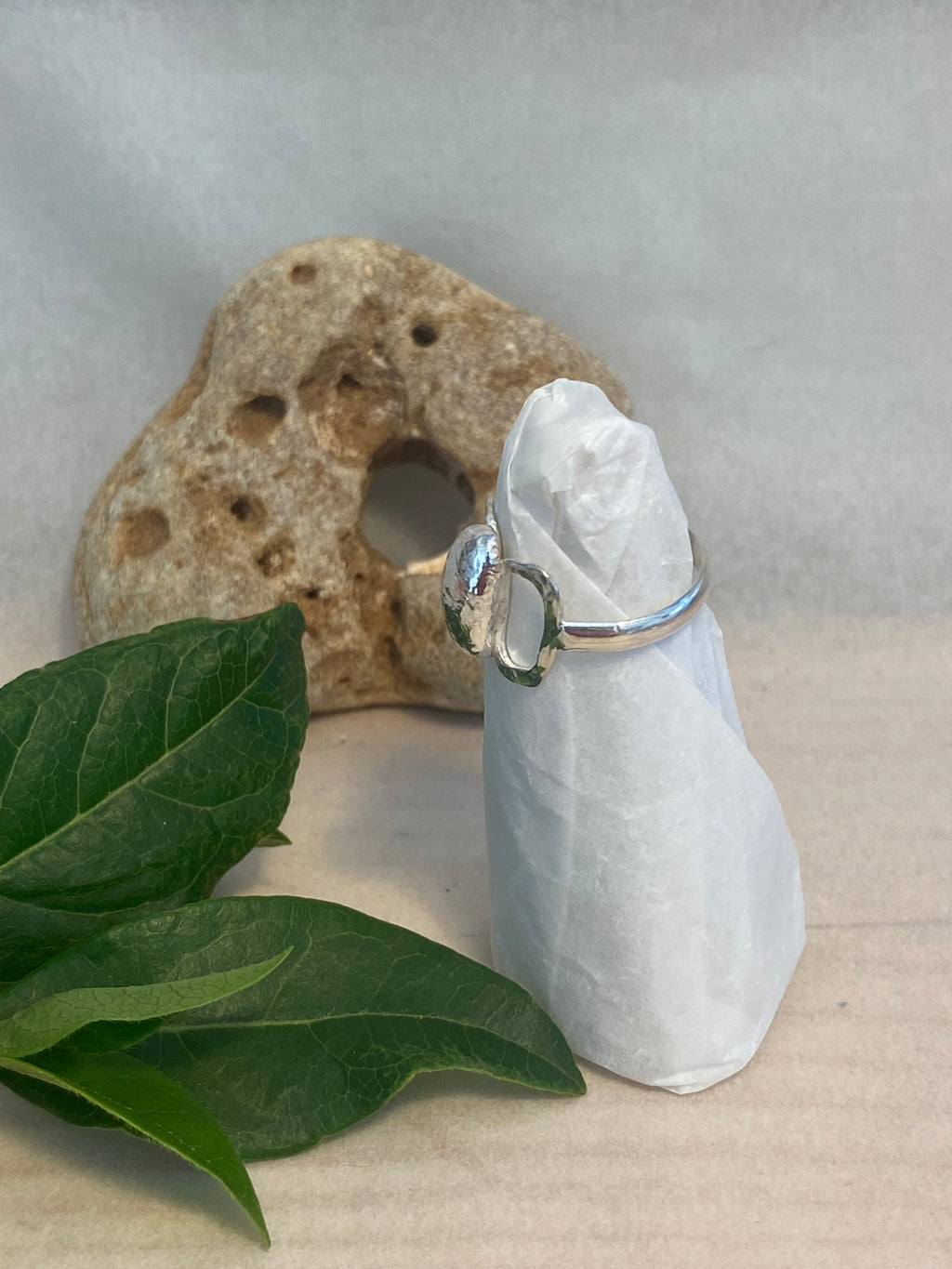 Sterling Silver Butterfly Link Ring