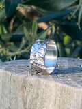 Almond Kernel Ring, Sterling Silver, Size P
