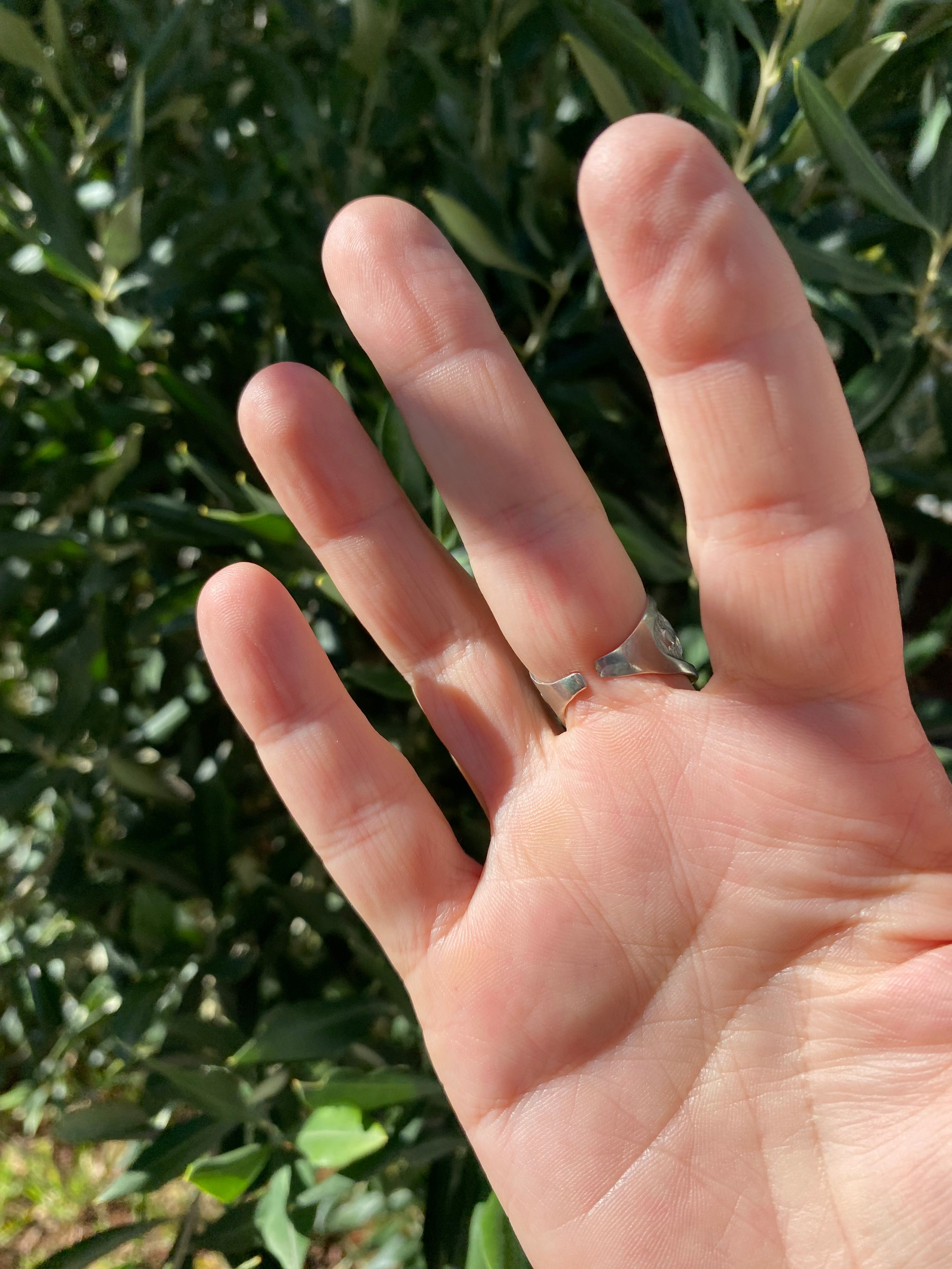 Reclaimed Pattern Sterling Silver Ring