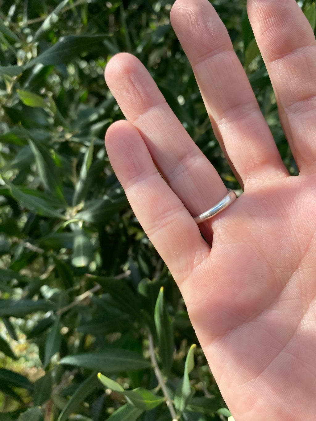 Delicate Signet Alexandrite Sterling Silver Ring
