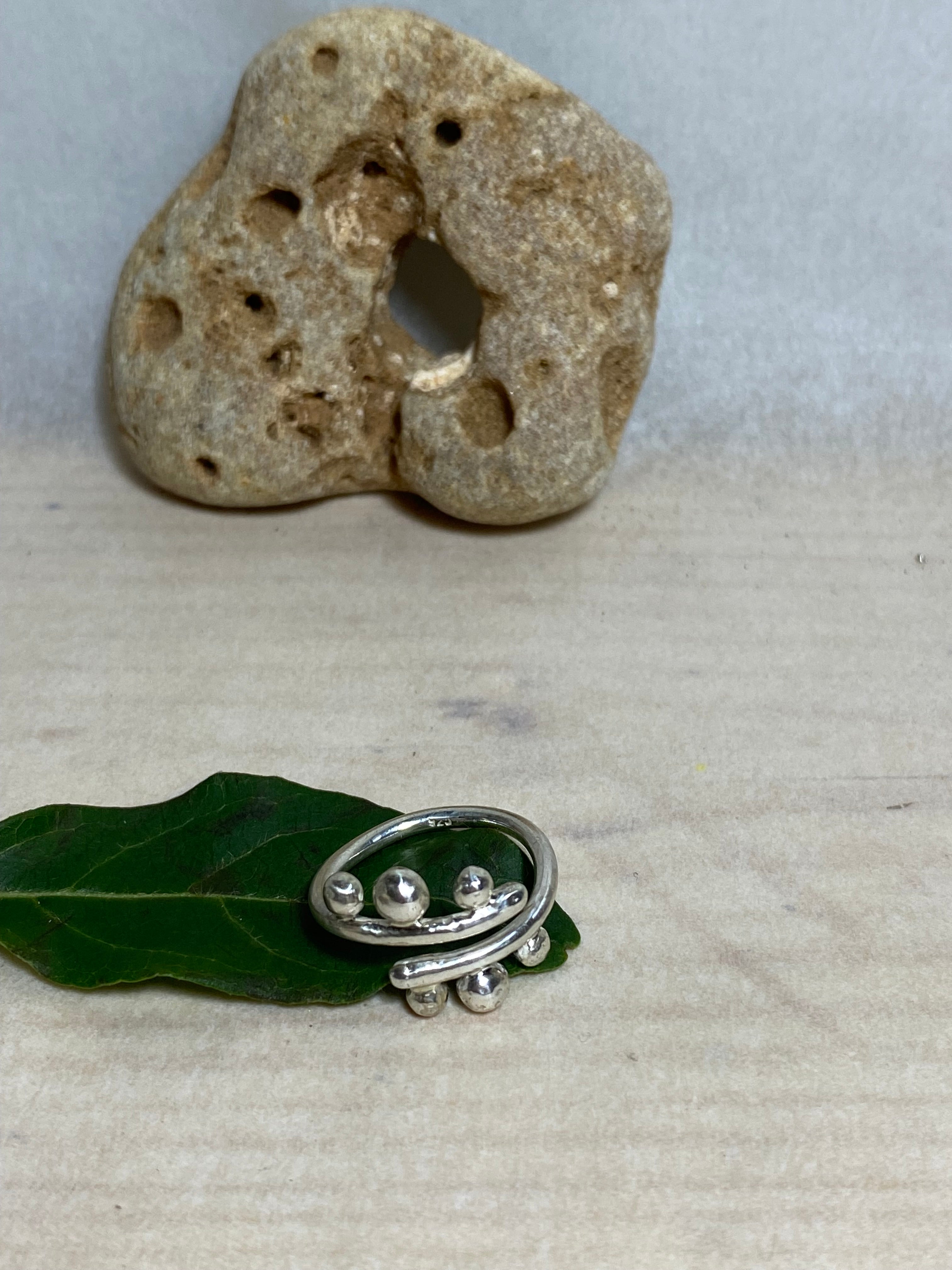 Sterling Silver Fern Frond Ring