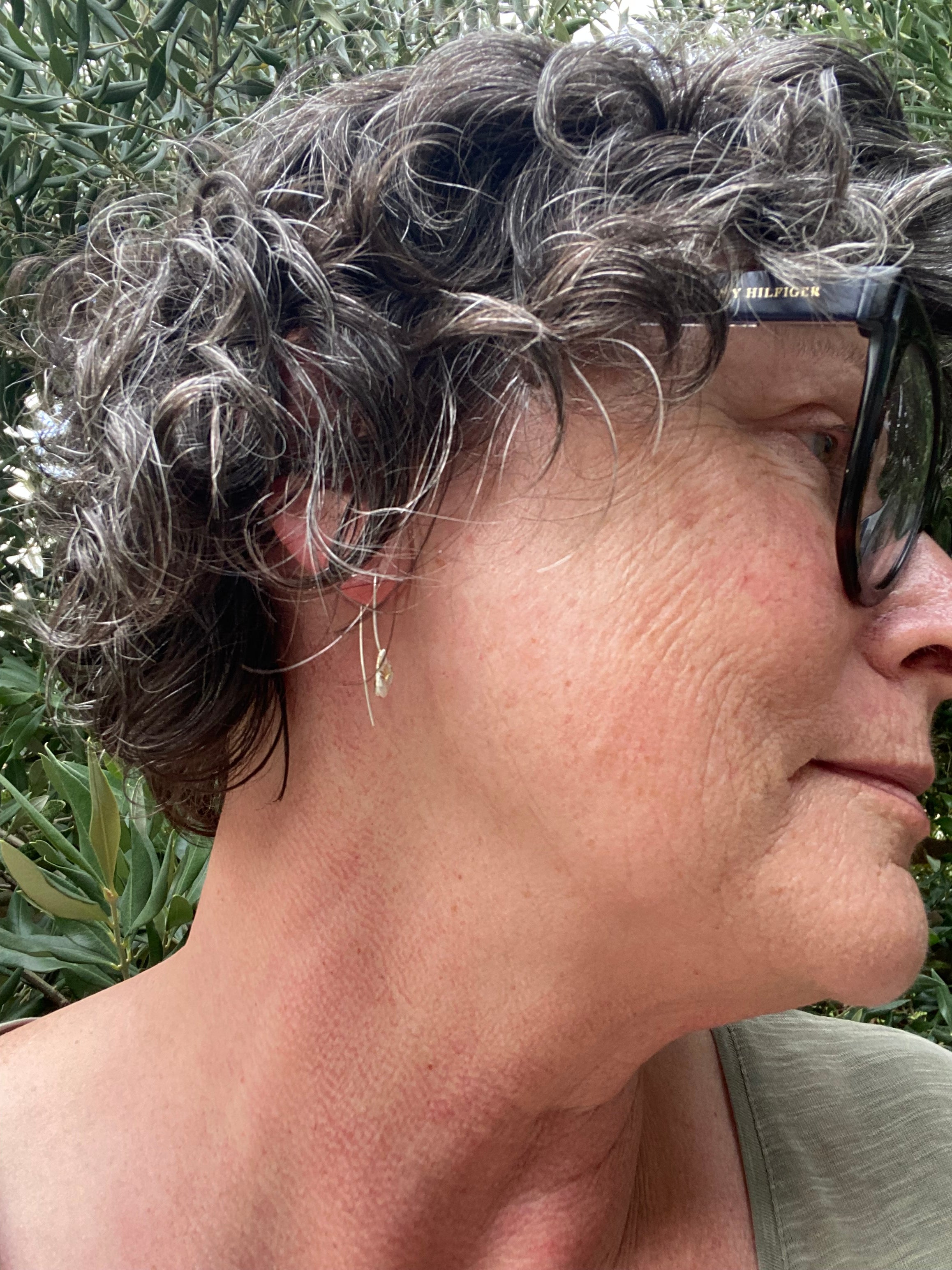 Tide Drop Earrings - Water Cast Sterling Silver