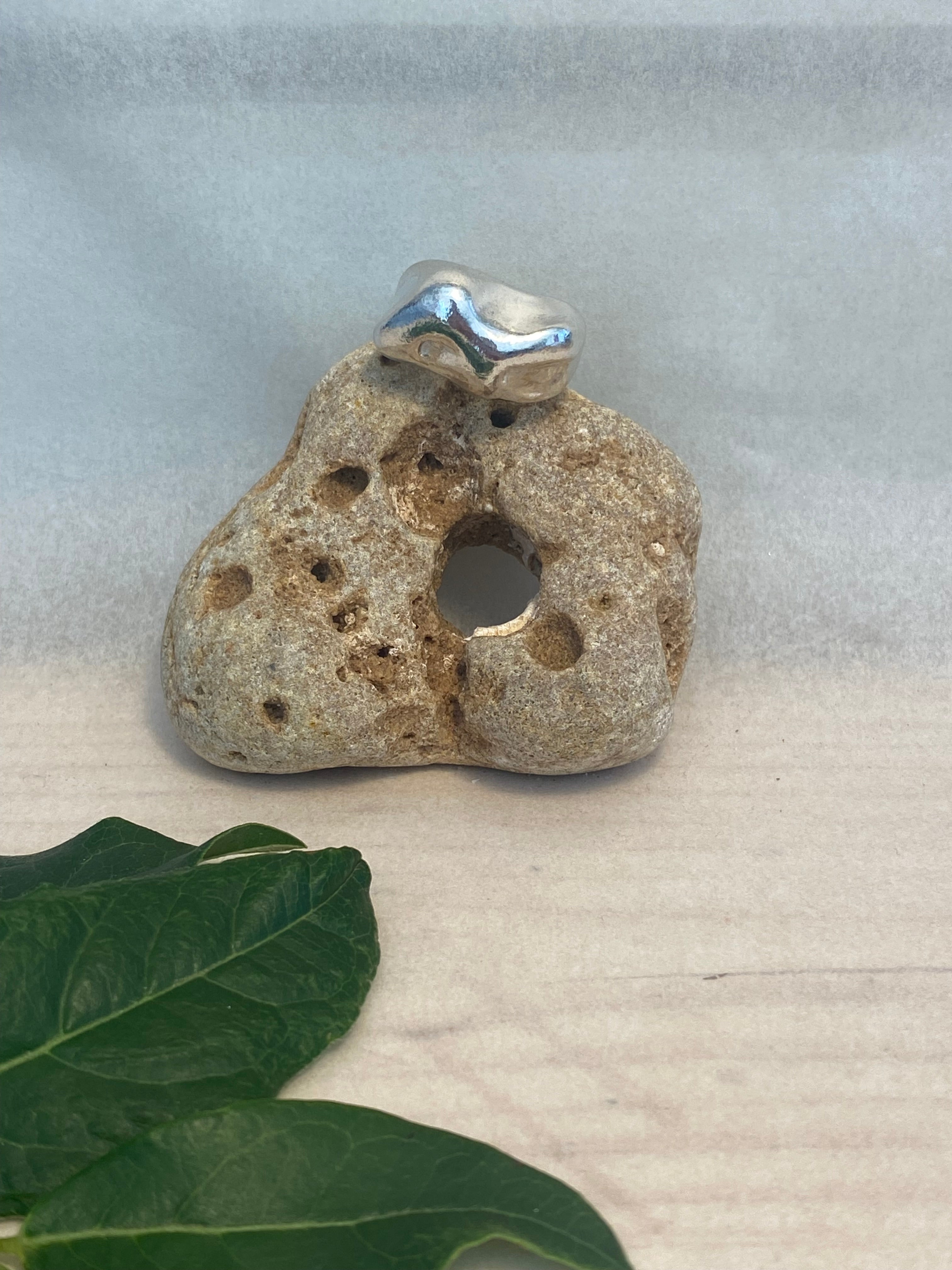 Organic Statement Ring — Wax Carved Sterling Silver