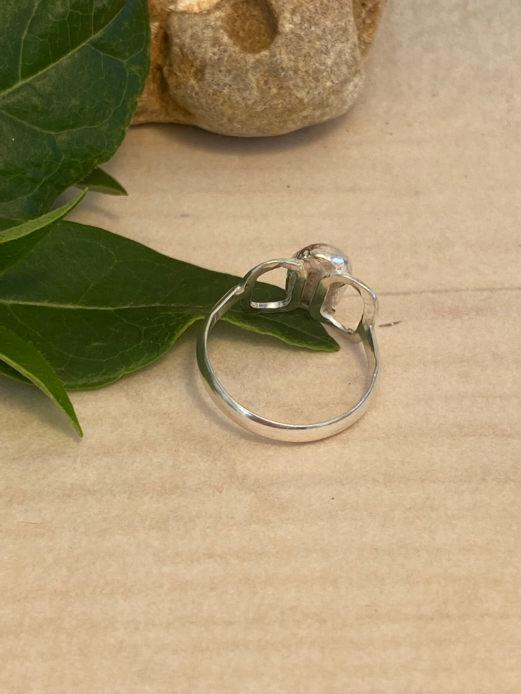 Sterling Silver Butterfly Link Ring