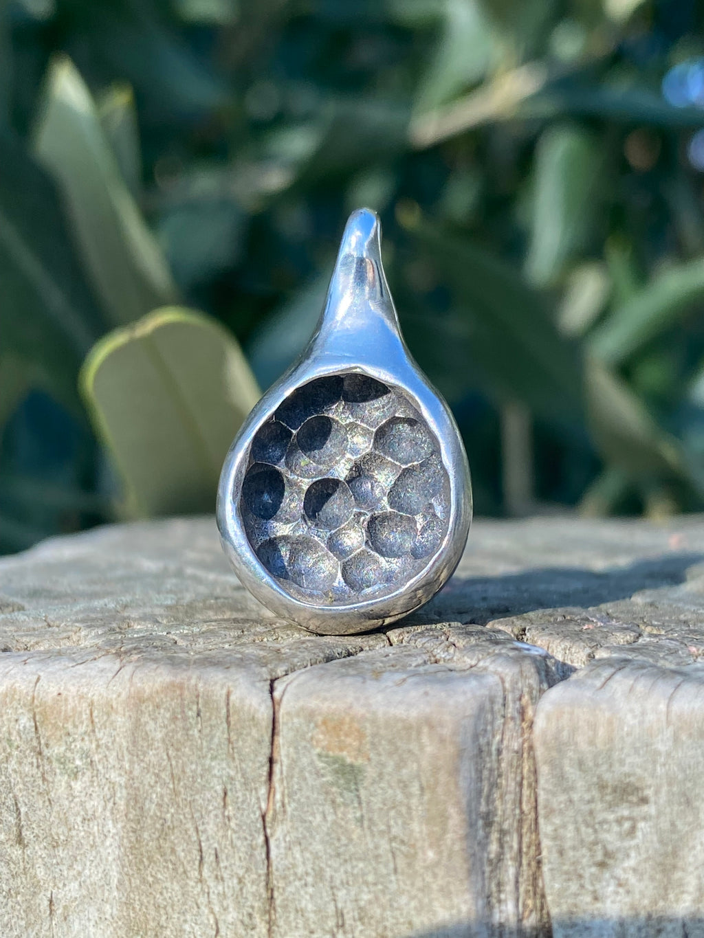 Sterling Silver Pod Pendant Handmade