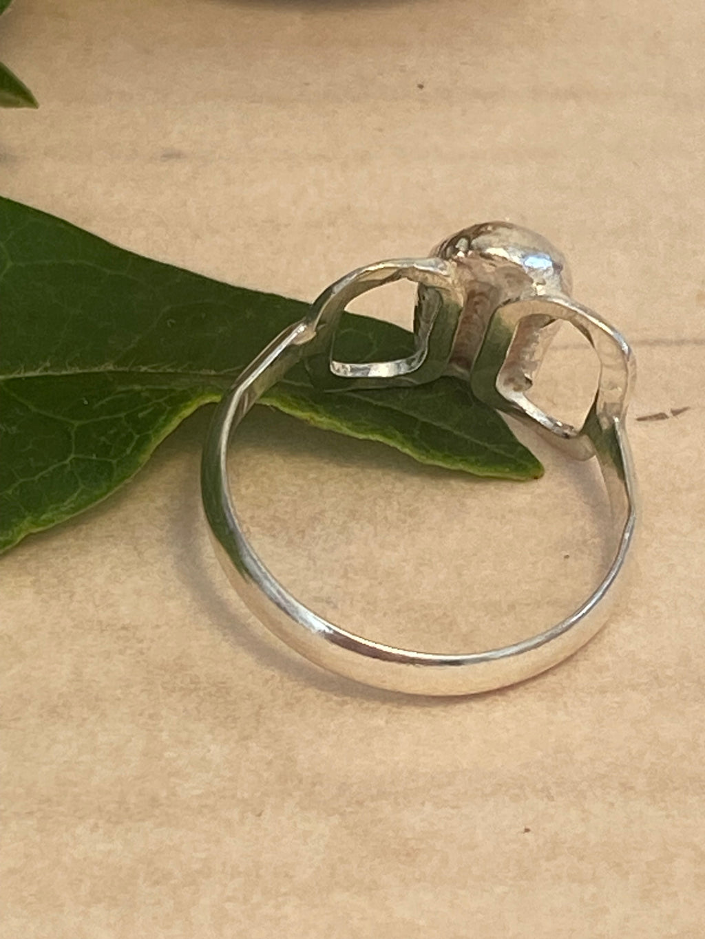 Sterling Silver Butterfly Link Ring