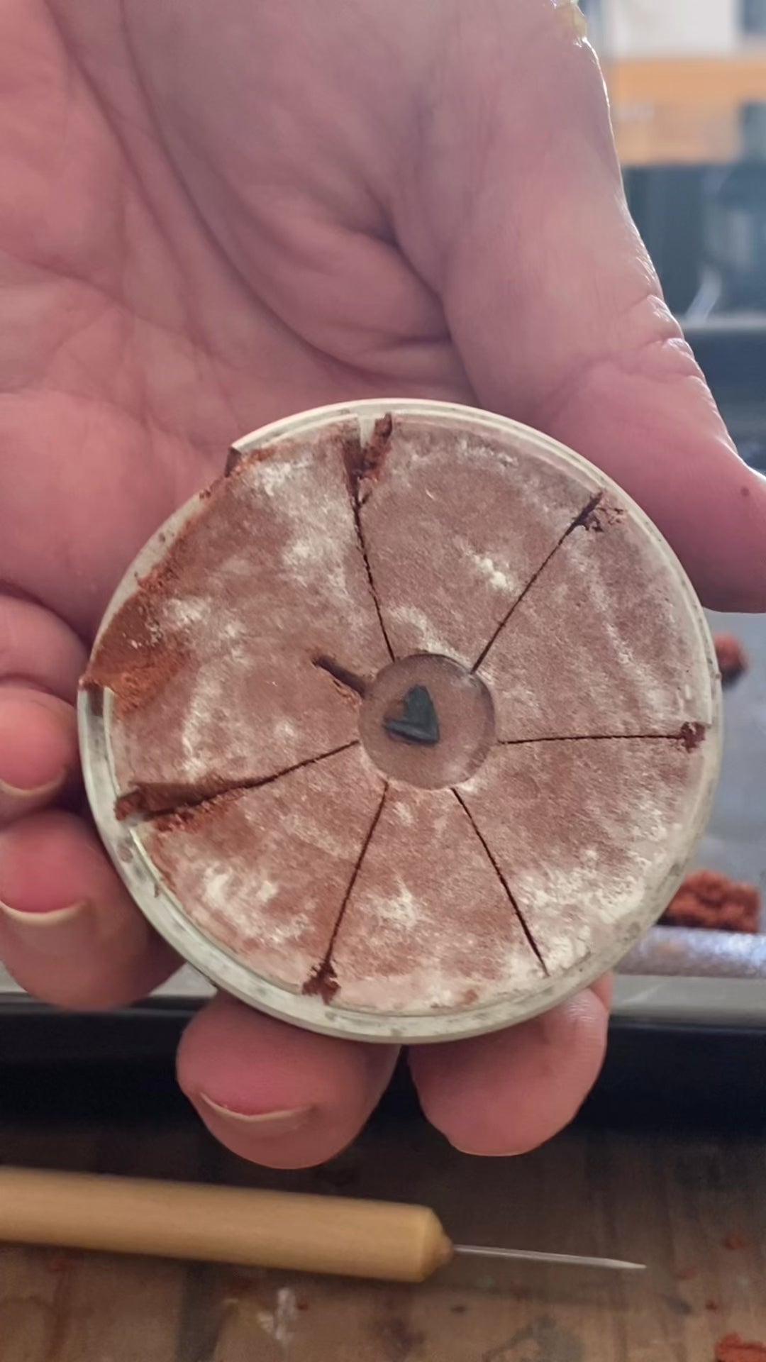 Blue Tide Rockpool Pendant – Raw Australian Sapphire and Sterling Silver