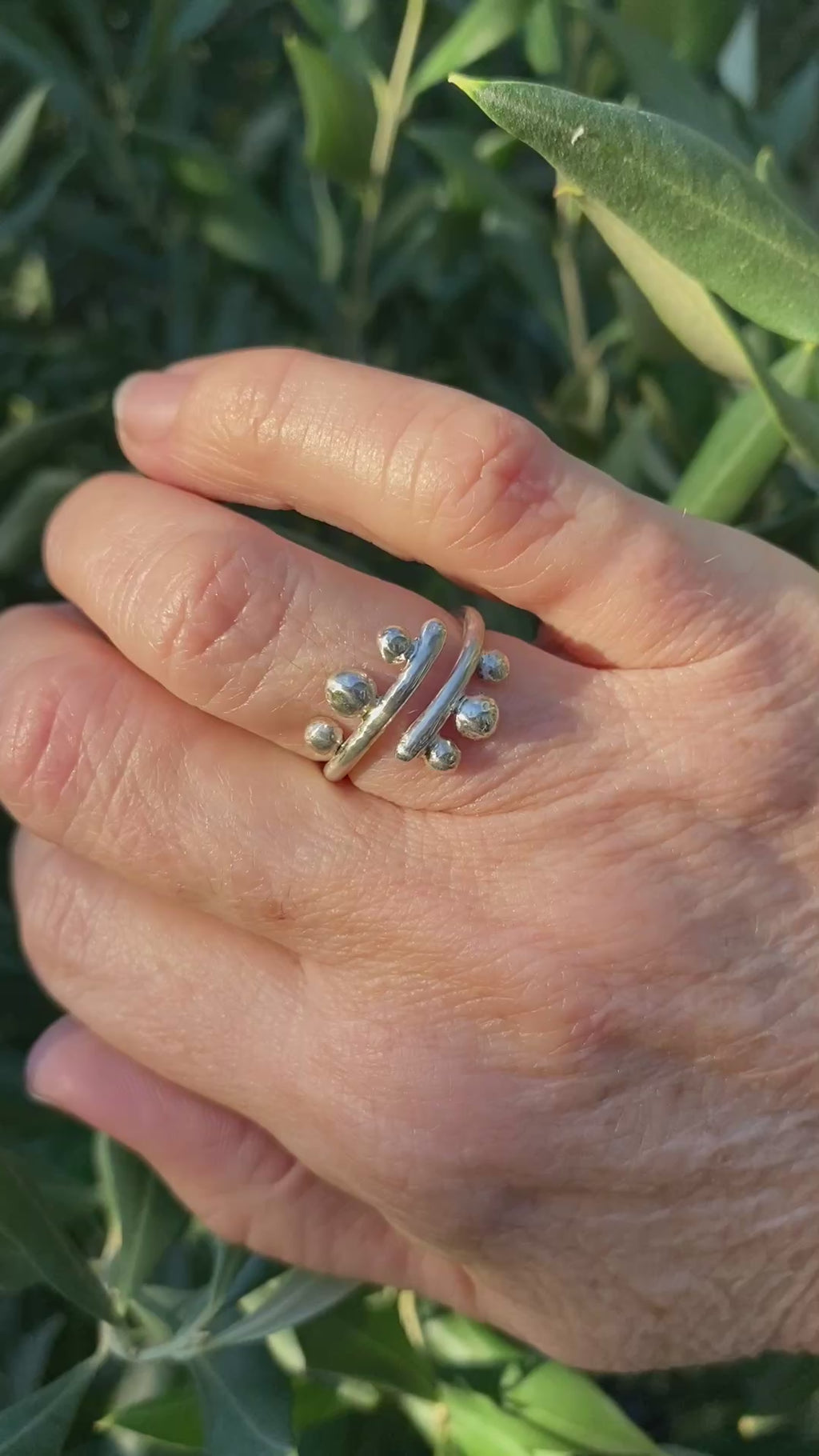 Sterling Silver Fern Frond Ring